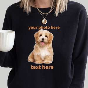 Sudadera con capucha y sudadera con impresión fotográfica, camiseta, color blanco y negro, artículo personalizado, se puede imprimir la imagen del tour y el texto también en todos los tamaños