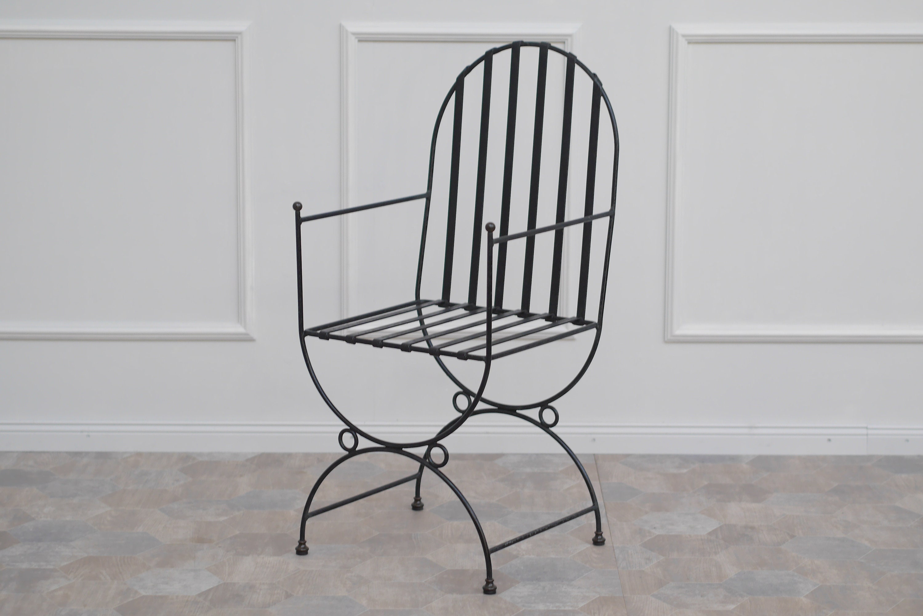 DESIGN Gartenmöbel-SET Metall schwarz Vintage glas | Etsy