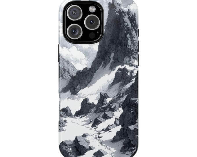 Alpine Wilderness Ridgeline Mountain Peak Phone Case: iPhone, Galaxy, Pixel - Lifetime Warranty