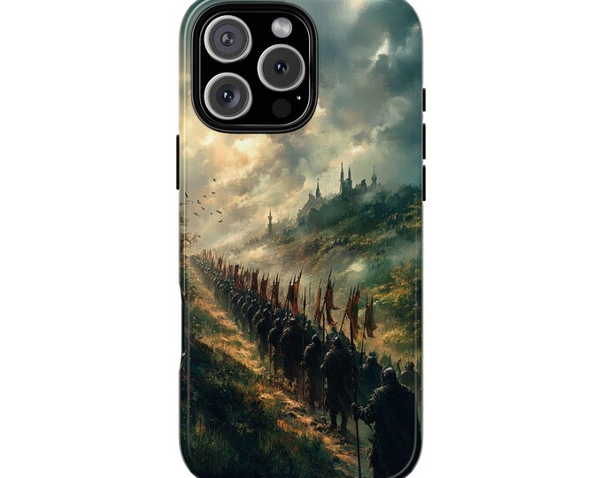 Medieval Soldiers Battle Army War Phone Case: iPhone, Galaxy, Pixel - Lifetime Warranty