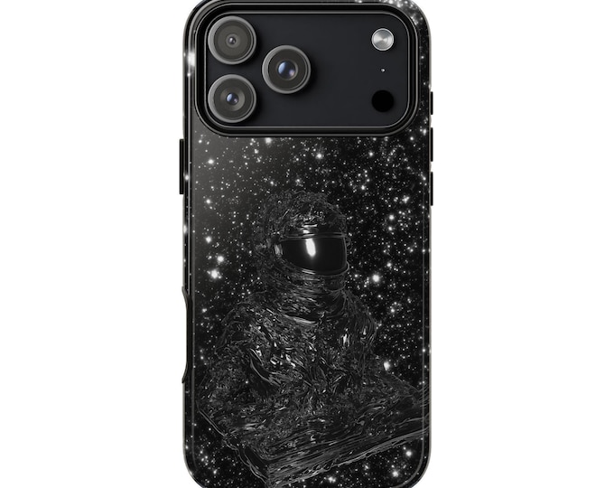 Cosmic Stars Liquid Space Astronaut Phone Case: iPhone, Galaxy, Pixel - Lifetime Warranty