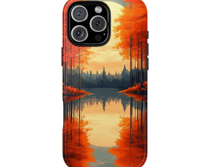Autumn Fall Wilderness Tree Leaves Phone Case: iPhone, Galaxy, Pixel - Lifetime Warranty