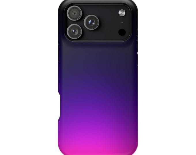 Twilight Gradient Purple Pink Fade Phone Case: iPhone, Galaxy, Pixel - Lifetime Warranty