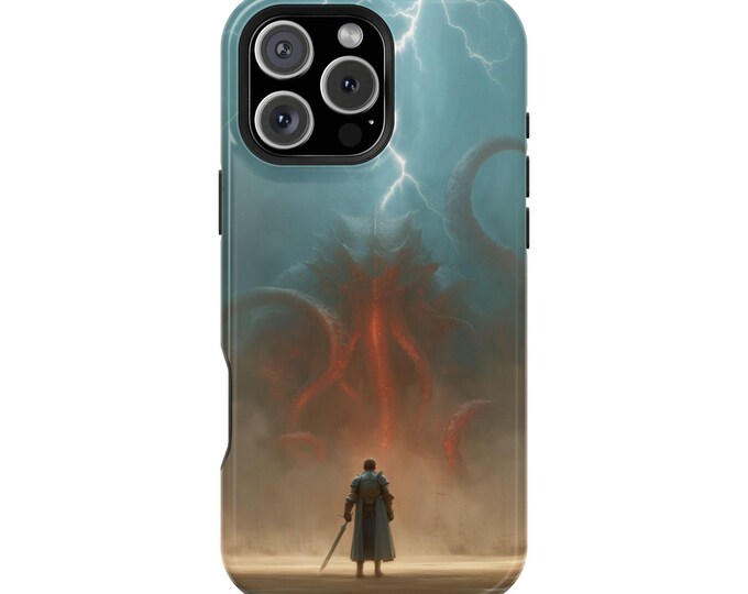 Warrior Octopus Epic Demon Monster Phone Case: iPhone, Galaxy, Pixel - Lifetime Warranty