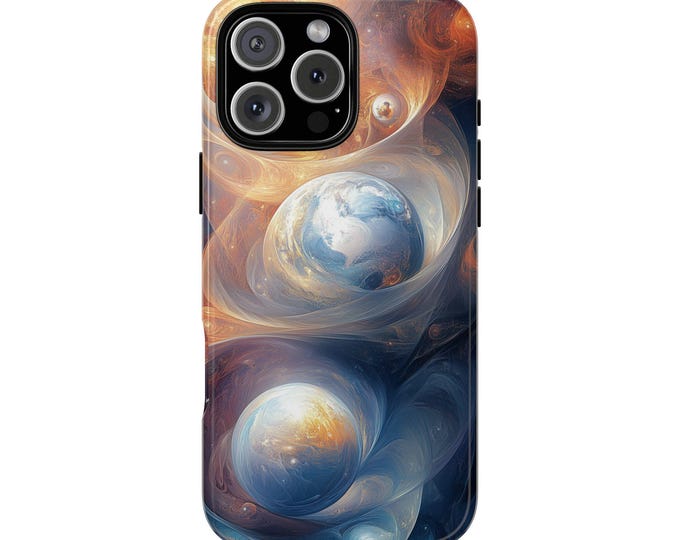 Planet Pearls Stellar Wave Worlds Phone Case: iPhone, Galaxy, Pixel - Lifetime Warranty