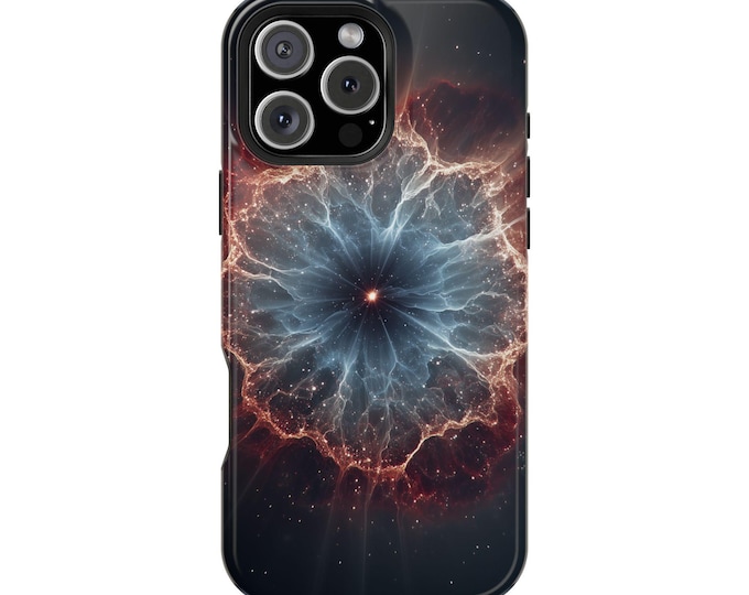 Nebula Eye Star Waves Explosion Phone Case: iPhone, Galaxy, Pixel - Lifetime Warranty