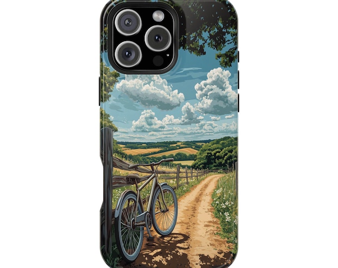 Vintage Bicycle Old Road Bike Phone Case: iPhone, Galaxy, Pixel - Lifetime Warranty