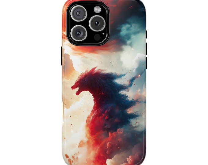 Kaiju Storm Skies Fierce Titan Monster Phone Case: Tough Cover for iPhone (MagSafe Compatible), Samsung Galaxy, Pixel