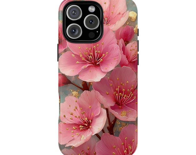 Cherry Blossom Delicate Pink Flower Phone Case: iPhone, Galaxy, Pixel - Lifetime Warranty