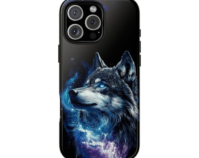 Cosmic Wolf Space Nebula Wolves Phone Case: iPhone, Galaxy, Pixel - Lifetime Warranty