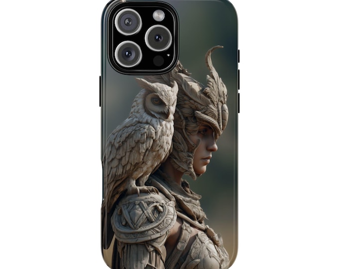 Athena Ancient Owl Mythology Phone Case: iPhone, Galaxy, Pixel - Lifetime Warranty