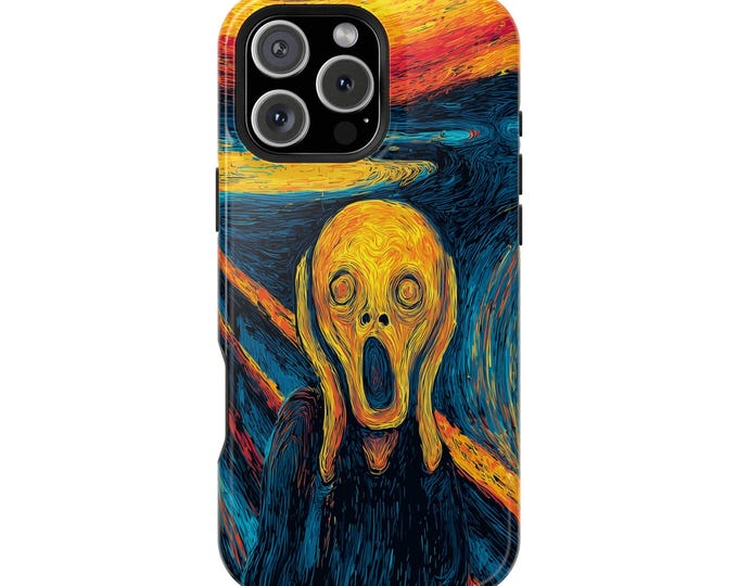 The Scream Psychedelic Artwork Phone Case: iPhone, Galaxy, Pixel - Lifetime Warranty