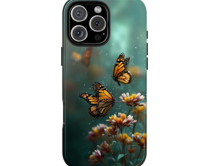 Monarch Butterfly Flowers Butterflies Phone Case for iPhone | Samsung Galaxy | Google Pixel