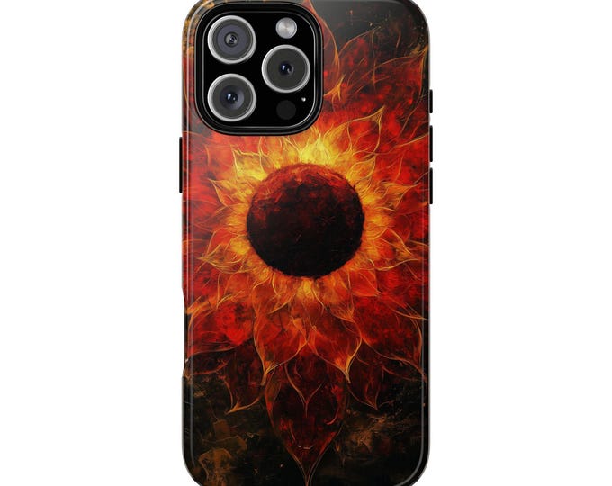 Molten Gold Mandala Floral Art Phone Case for iPhone | Samsung Galaxy | Google Pixel