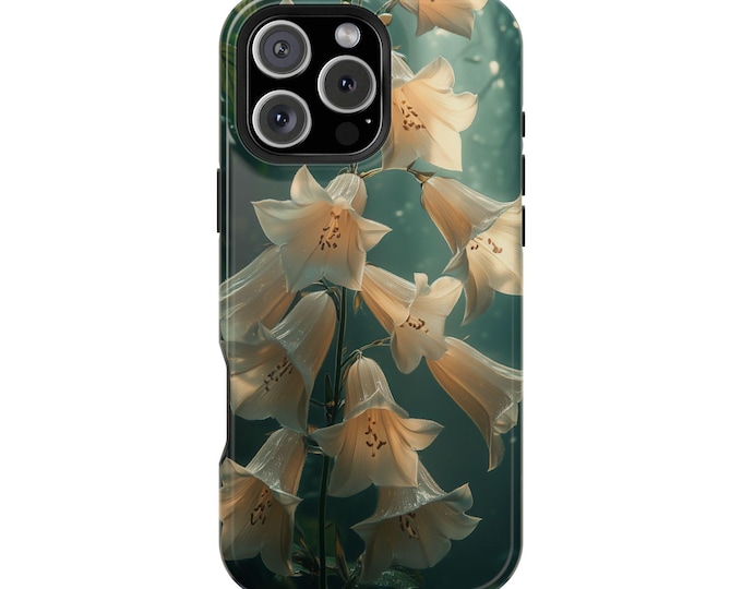 Angel Trumpet Flowers Green Glade Phone Case: iPhone, Galaxy, Pixel - Lifetime Warranty