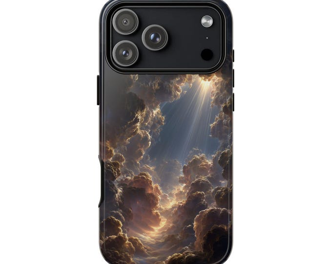 Heavenly Ascension Divine Light Clouds Phone Case: iPhone, Galaxy, Pixel - Lifetime Warranty