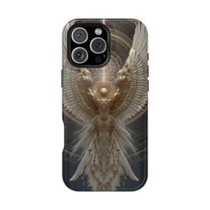 Angel Wings Galaxy or iPhone Case Embellished on Hand