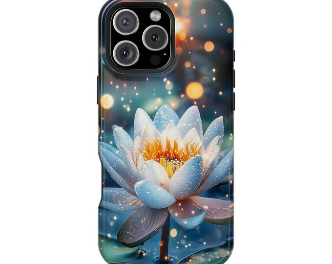 Enchanted Lotus Flower Aura Bloom Phone Case: iPhone, Galaxy, Pixel - Lifetime Warranty