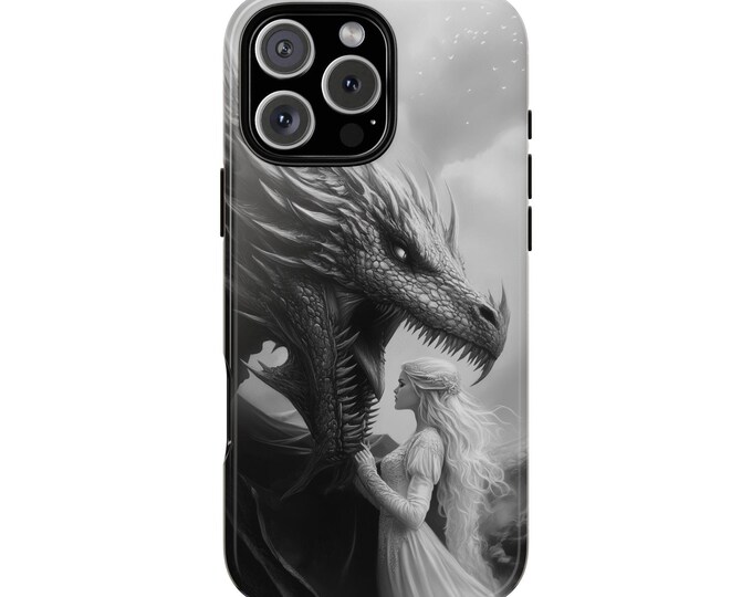 Dragon Princess Bond Fantasy Ethereal Warrior Phone Case for iPhone | Samsung Galaxy | Google Pixel