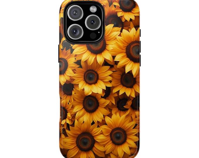 Sunflowers Wildflower Floral Yellow Flowers Phone Case: iPhone, Galaxy, Pixel - Lifetime Warranty