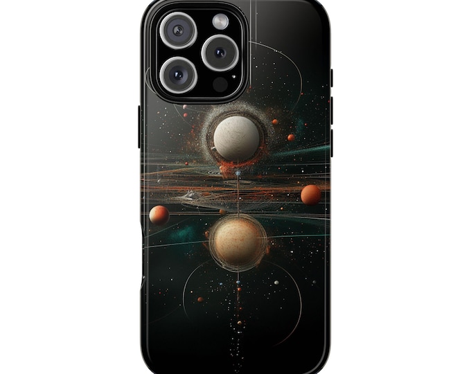 Symmetry Planets Solar System Universe Phone Case: iPhone, Galaxy, Pixel - Lifetime Warranty