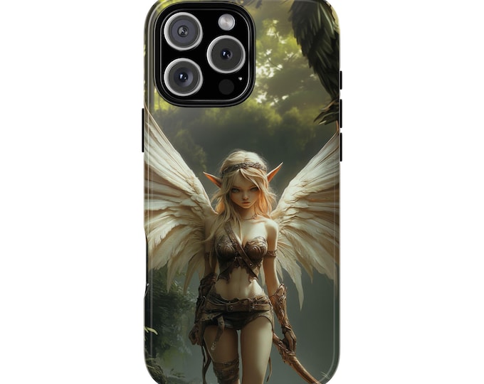 Elf Wings Forest Winged Fairy Girl Phone Case: iPhone, Galaxy, Pixel - Lifetime Warranty