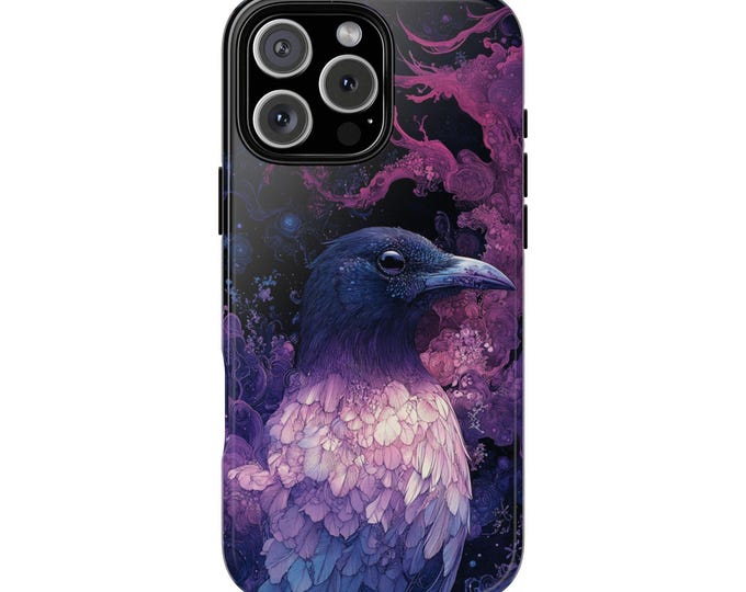 Purple Martin Bird Lavender Feathers Phone Case: iPhone, Galaxy, Pixel - Lifetime Warranty
