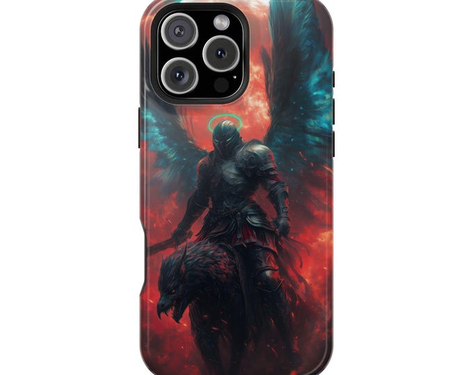 Knight Sentinel Vanguard Griffin Warrior Phone Case: iPhone, Galaxy, Pixel - Lifetime Warranty