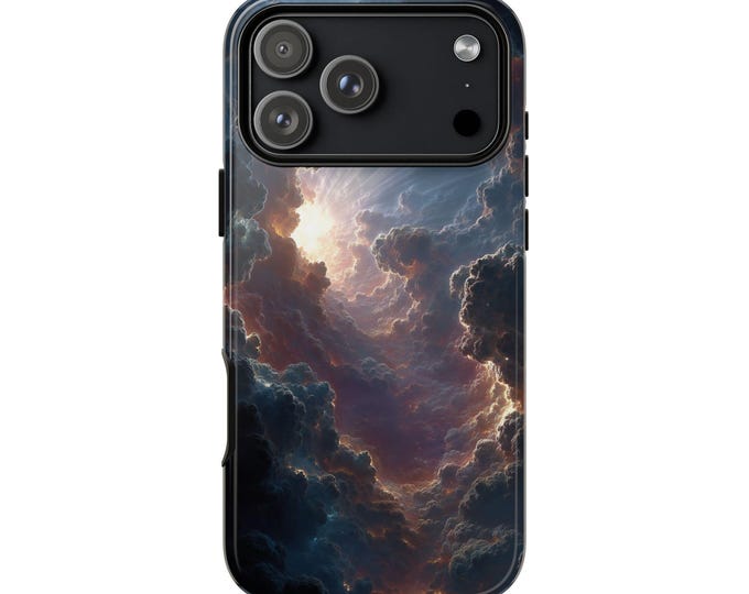 Creation Cosmic Surreal Clouds Phone Case: iPhone, Galaxy, Pixel - Lifetime Warranty