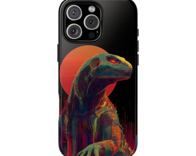 Abstract Komodo Dragon Lizard Phone Case for iPhone | Samsung Galaxy | Google Pixel
