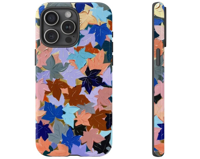 Maple Tree Leaves Pattern Phone Case: iPhone, Galaxy, Pixel - Lifetime Warranty