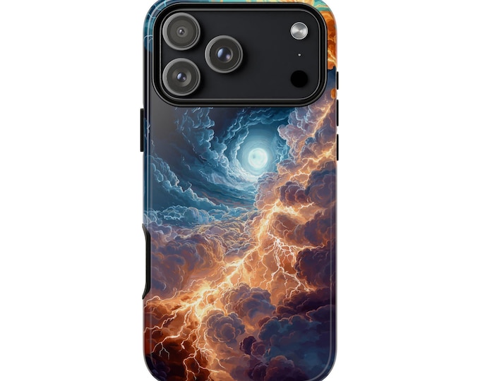 Tempest Thunderous Lunar Storm Phone Case: iPhone, Galaxy, Pixel - Lifetime Warranty