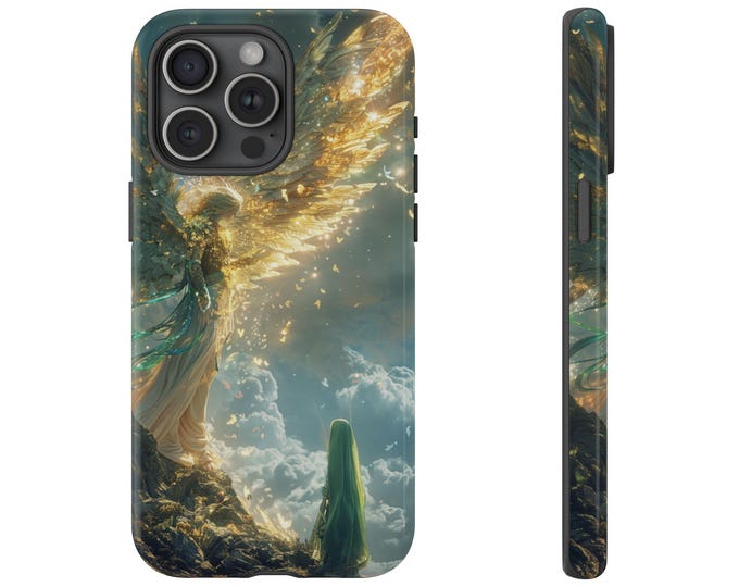 Celestial Angel from Heaven Encounter Phone Case: iPhone, Galaxy, Pixel - Lifetime Warranty