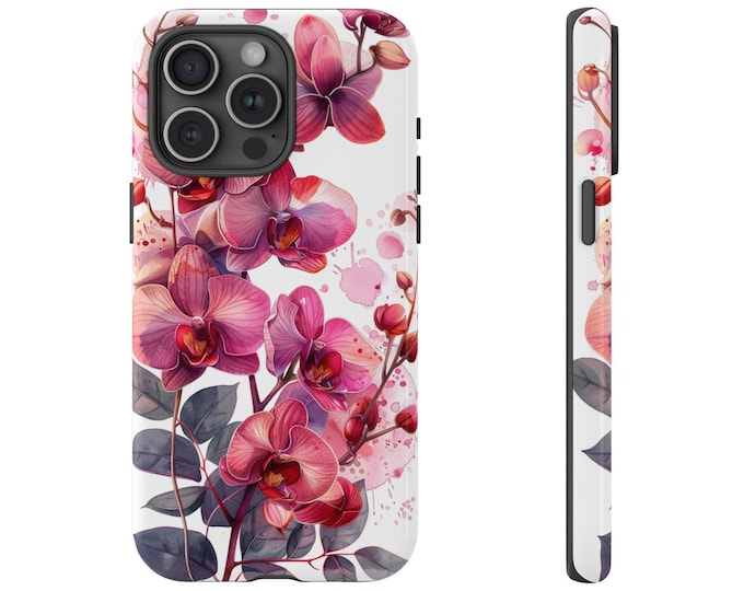 Pink Orchid Blossom Flower Phone Case for iPhone | Samsung Galaxy | Google Pixel