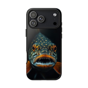 Phone Ink - Northern Pikes Head Hyper Realistic Fish Case: iPhone | Galaxy | Pixel - Lifetime Warranty