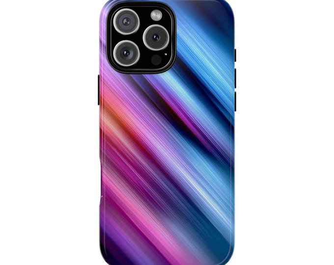 Color Burst Prismatic Pink Blue Light Phone Case: iPhone, Galaxy, Pixel - Lifetime Warranty