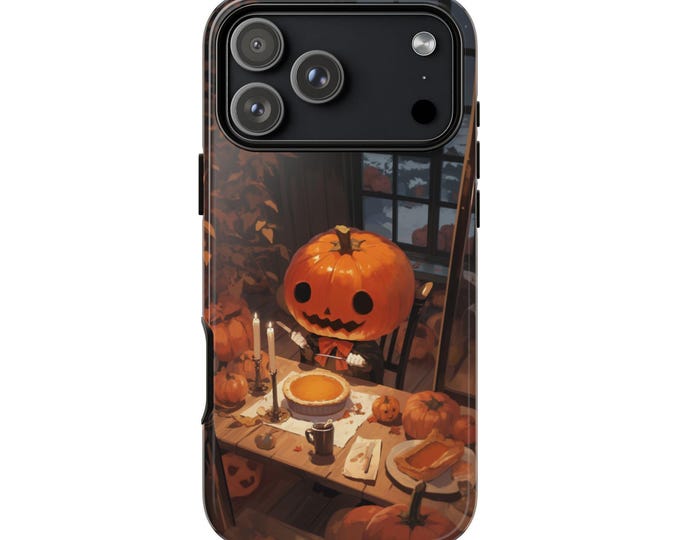 Pumpkin Eater Jack O Lantern Pie Cannibal Phone Case: iPhone, Galaxy, Pixel - Lifetime Warranty