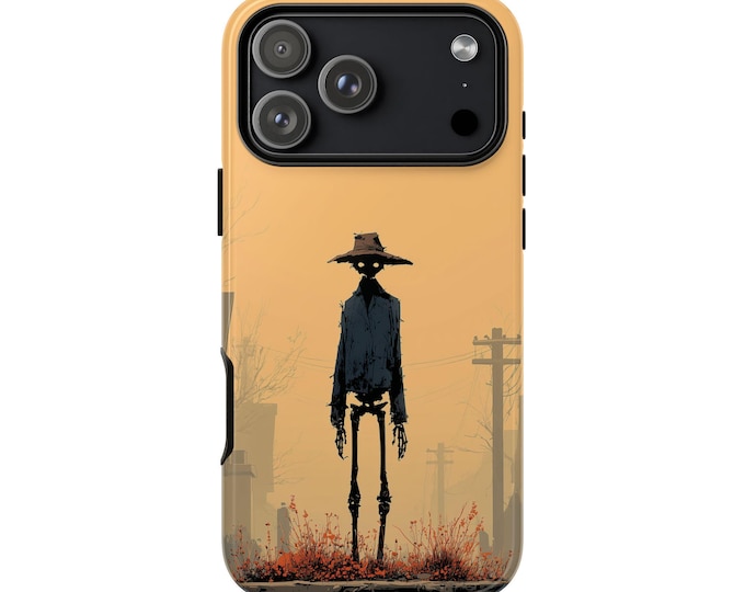 Scarecrow Spooky  Town Phone Case: iPhone, Galaxy, Pixel - Lifetime Warranty