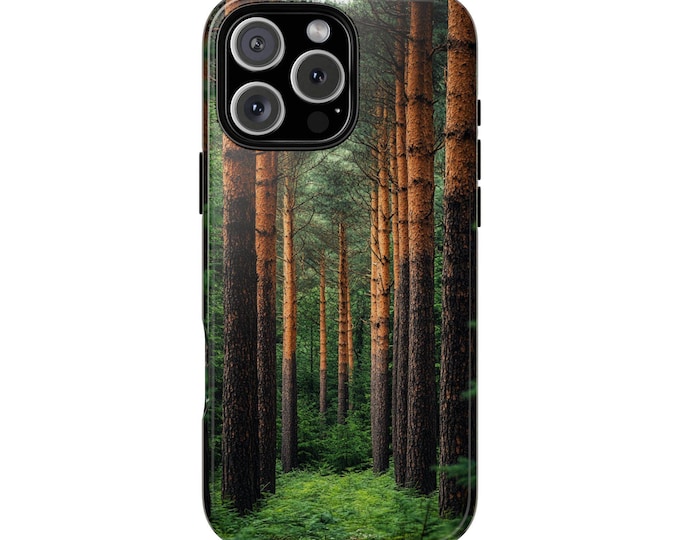 Tall Tree Woods Forest Nature Wilderness Phone Case: iPhone, Galaxy, Pixel - Lifetime Warranty