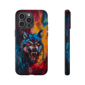 Wolf Oil Painting Phone Case - Lifetime Warranty