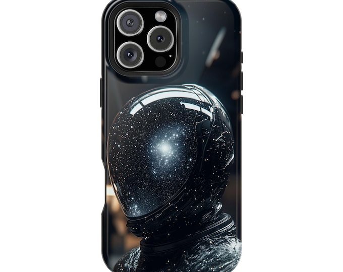 Stellar Astronaut Astral Cosmic Helmet Phone Case: iPhone, Galaxy, Pixel - Lifetime Warranty