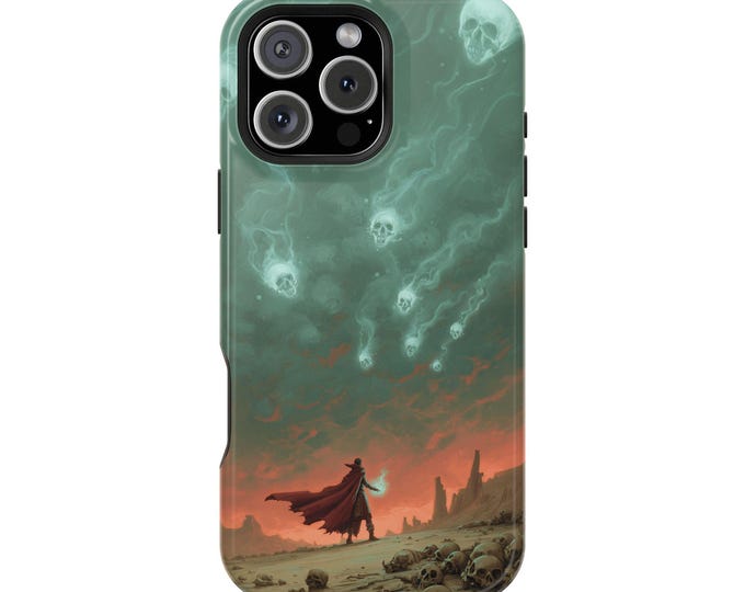 Sorcerer Summoning Skull Spirits Phone Case: iPhone, Galaxy, Pixel - Lifetime Warranty