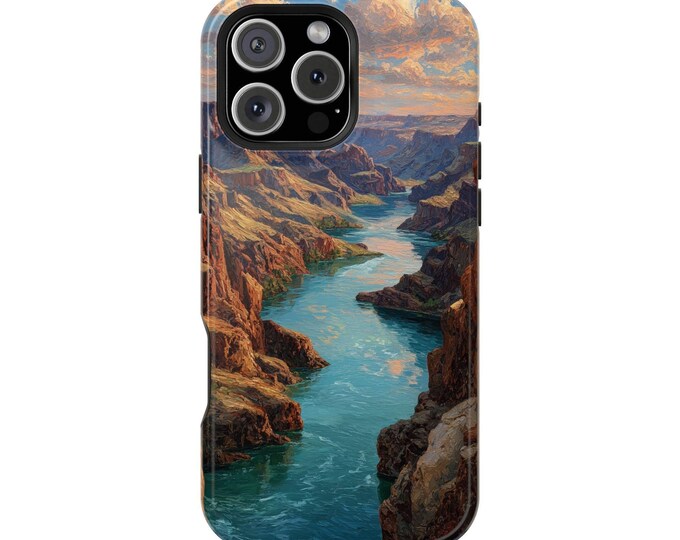 Wilderness Canyon Turquoise River Phone Case: iPhone, Galaxy, Pixel - Lifetime Warranty