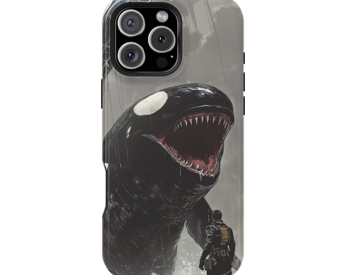 Colossal Orca Monster Killer Whale Anime Art Phone Case: iPhone, Galaxy, Pixel - Lifetime Warranty
