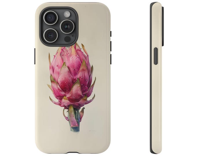 Dragon Fruit Pitaya Water Painting Phone Case for iPhone | Samsung Galaxy | Google Pixel