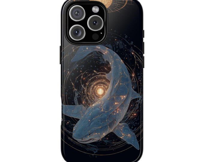 Orb Shark in the Dark Glowing Halo Phone Case: iPhone, Galaxy, Pixel - Lifetime Warranty
