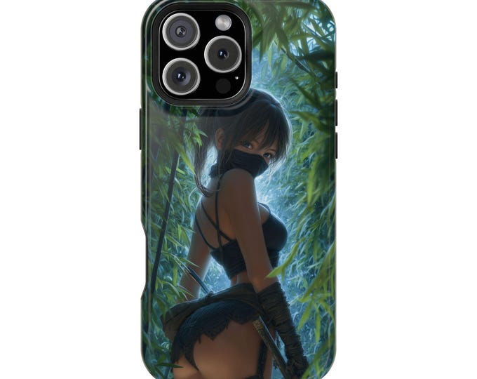 Battle Ready Anime Ninja Girl Phone Case: iPhone, Galaxy, Pixel - Lifetime Warranty