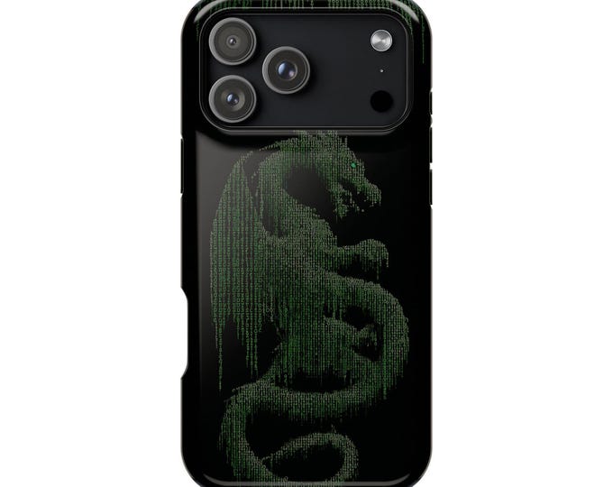 Dragon Matrix Green Code Phone Case for iPhone | Samsung Galaxy | Google Pixel