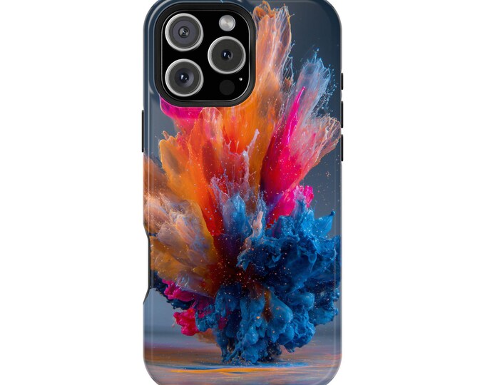 Acrylic Paint Explosion Abstract Air Phone Case: iPhone, Galaxy, Pixel - Lifetime Warranty