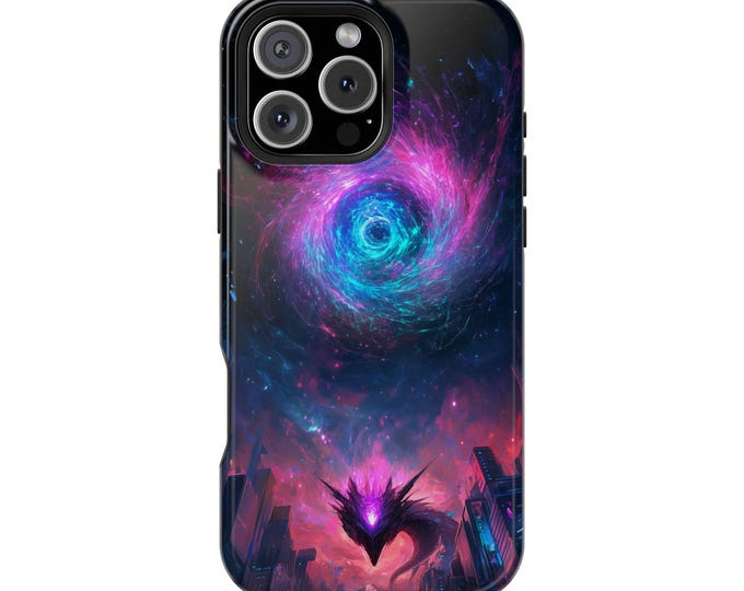 Dragon Cosmic Portal Phone Case: iPhone, Galaxy, Pixel - Lifetime Warranty